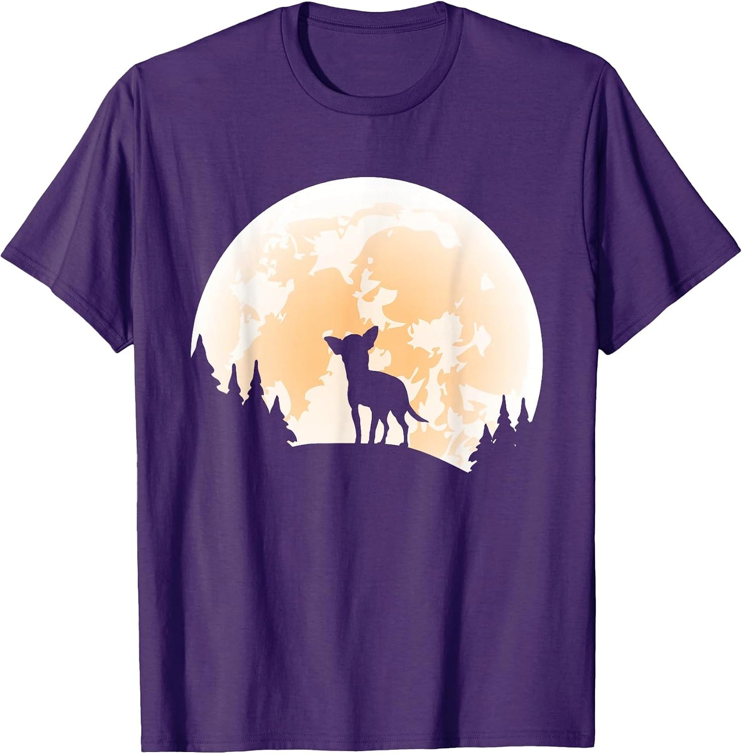 Halloween Chihuahua Moon Dogs Lover Funny Halloween