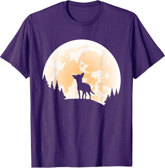 Halloween Chihuahua Moon Dogs Lover Funny Halloween