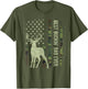 Best Buckin' Dad Camouflage American Flag Deer Hunting