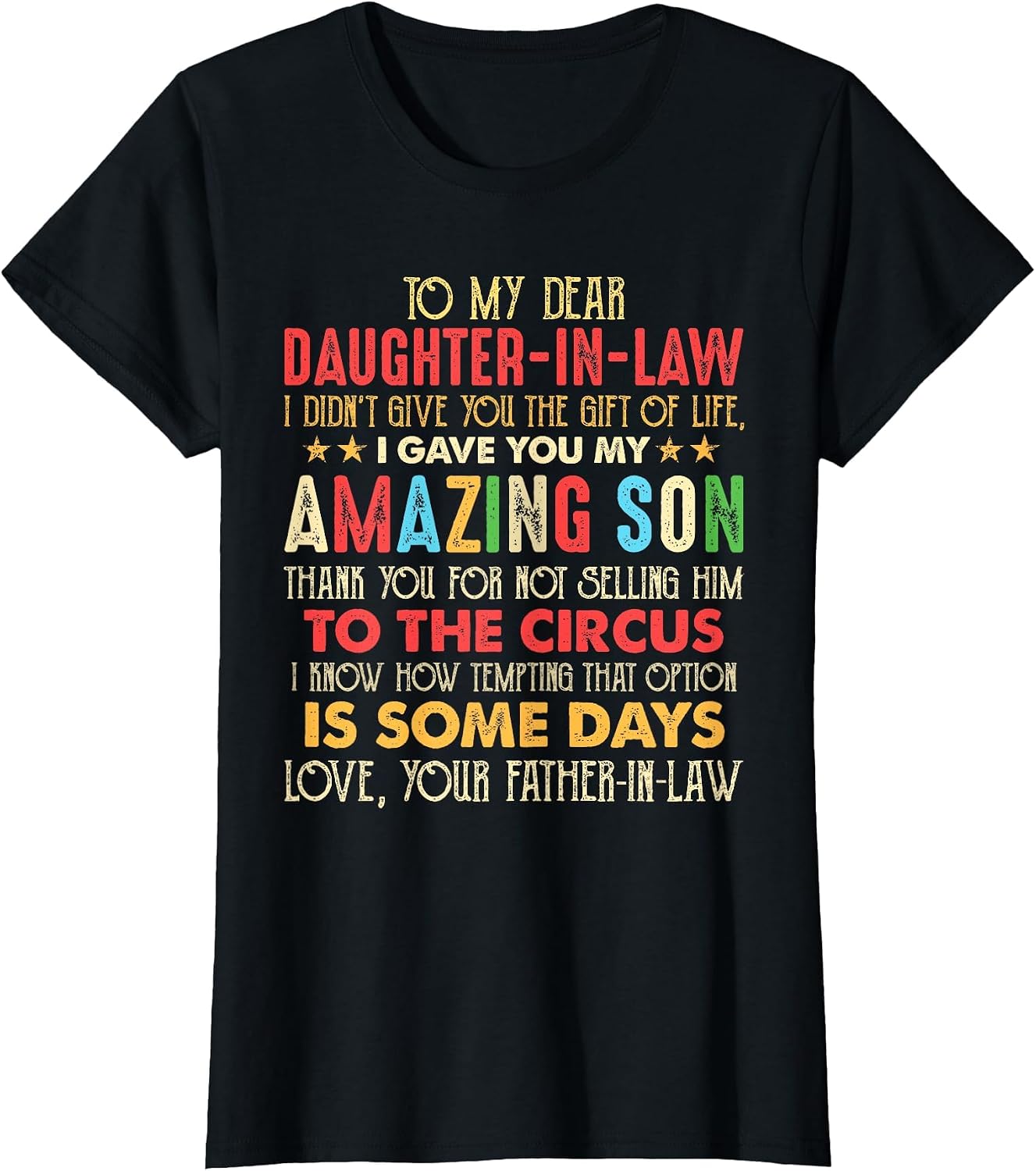 Vintage to My Dear Daughter in Law Amazing Son Circus
