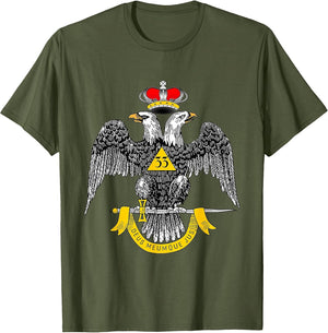 33rd Degree Mason T Shirt Masonic Scottish Rite Down