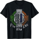 Thin Blue Line Shirt Fir Na Dli Celtic Cross Irish Police