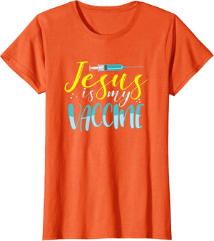 Jesus is My Vaccine Christian Faith Anti Vax Vaxxer