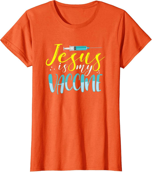 Jesus is My Vaccine Christian Faith Anti Vax Vaxxer