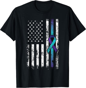 Suicide Depression American Flag Prevention Awareness