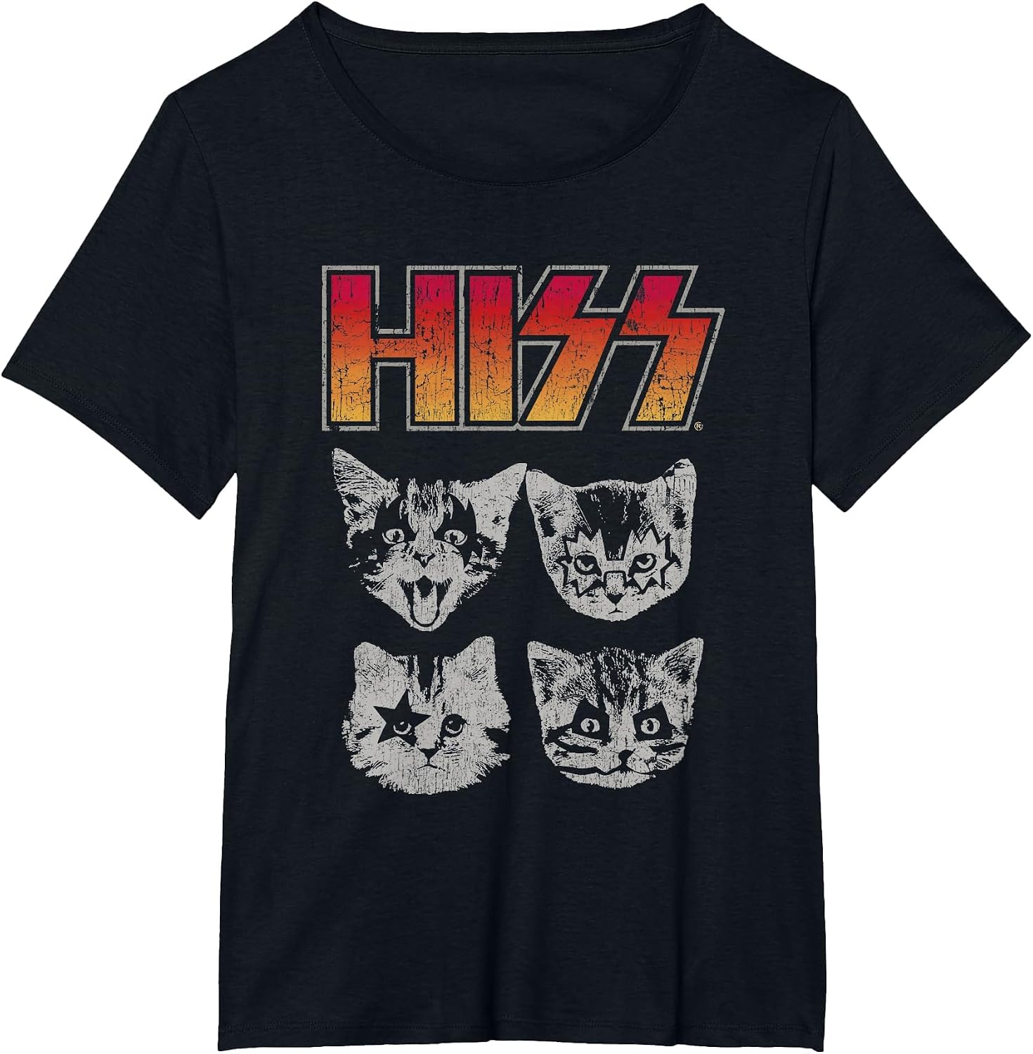 HISS Cat Funny Cats Kittens Rock Music Cat Lover Hiss