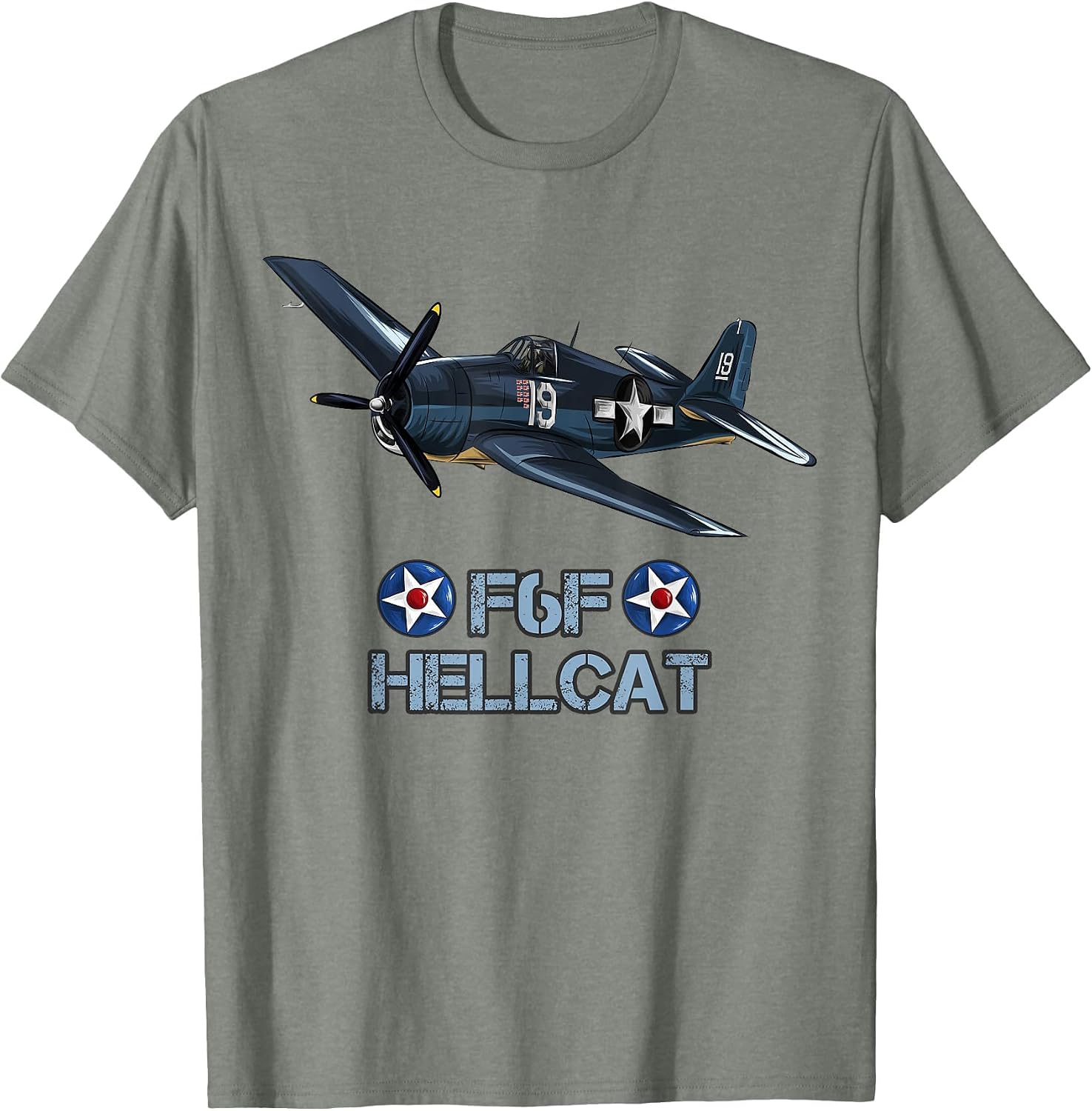 World War 2 F6F Hellcat Fighter Airplane