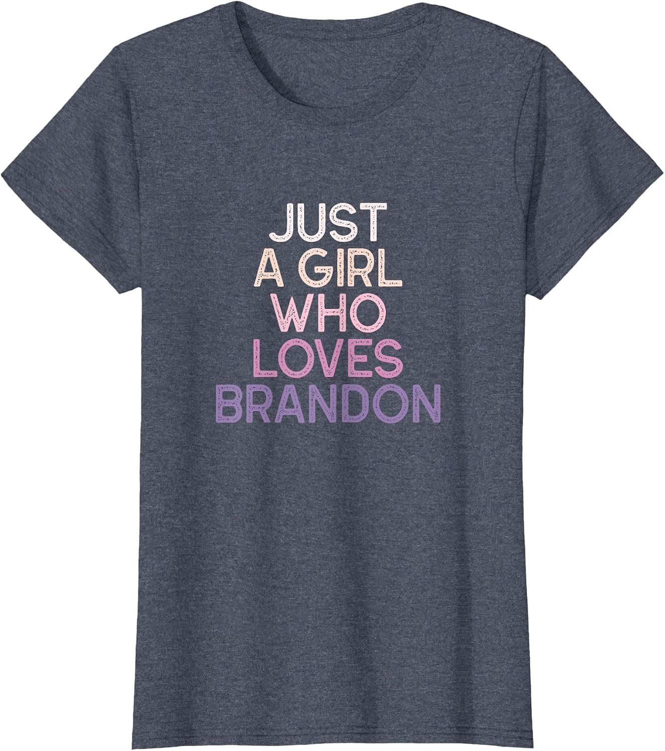 Just A Girl Who Loves Brandon Name Gift