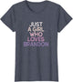 Just A Girl Who Loves Brandon Name Gift
