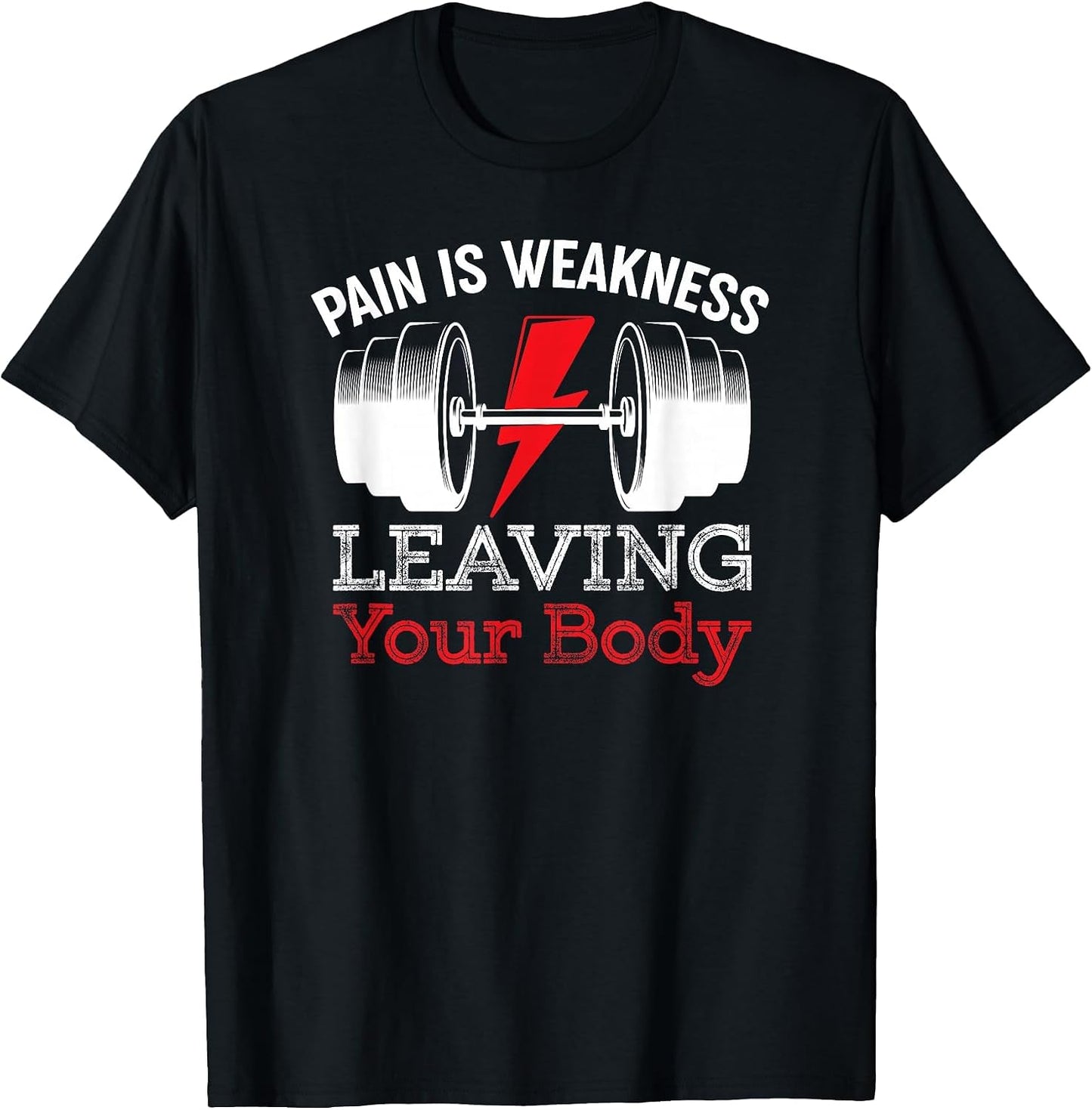 Pain is Weakness Leaving Your Body Funny Workout Gym Fitness