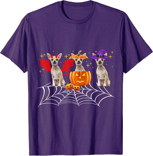 Three Chihuahua Dogs Halloween Shirt Dog Halloween
