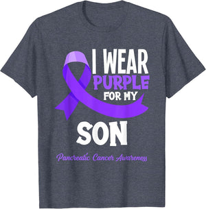 I Wear Purple for My Son Pancreatic Cancer Awareness