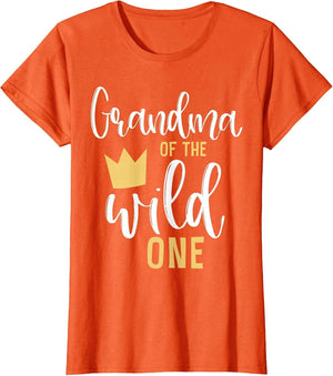 Grandma of The Wild One Shirt 1st Birthday First Thing