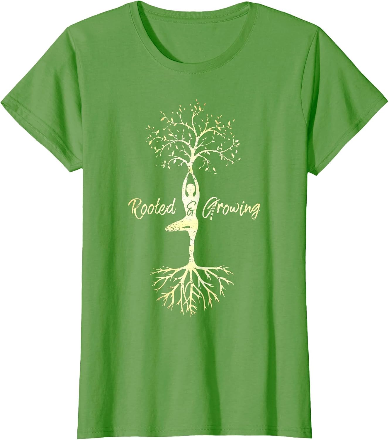 Yoga Tree of Life with Sayings Vriksasana Hatha Pose