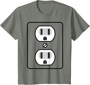 Electrical Outlet Costume Shirt - Funny Halloween Costume