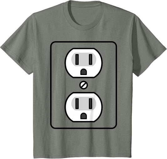 Electrical Outlet Costume Shirt - Funny Halloween Costume