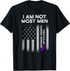 Testicular Cancer Survivor Most Men Purple Ribbon Warrior