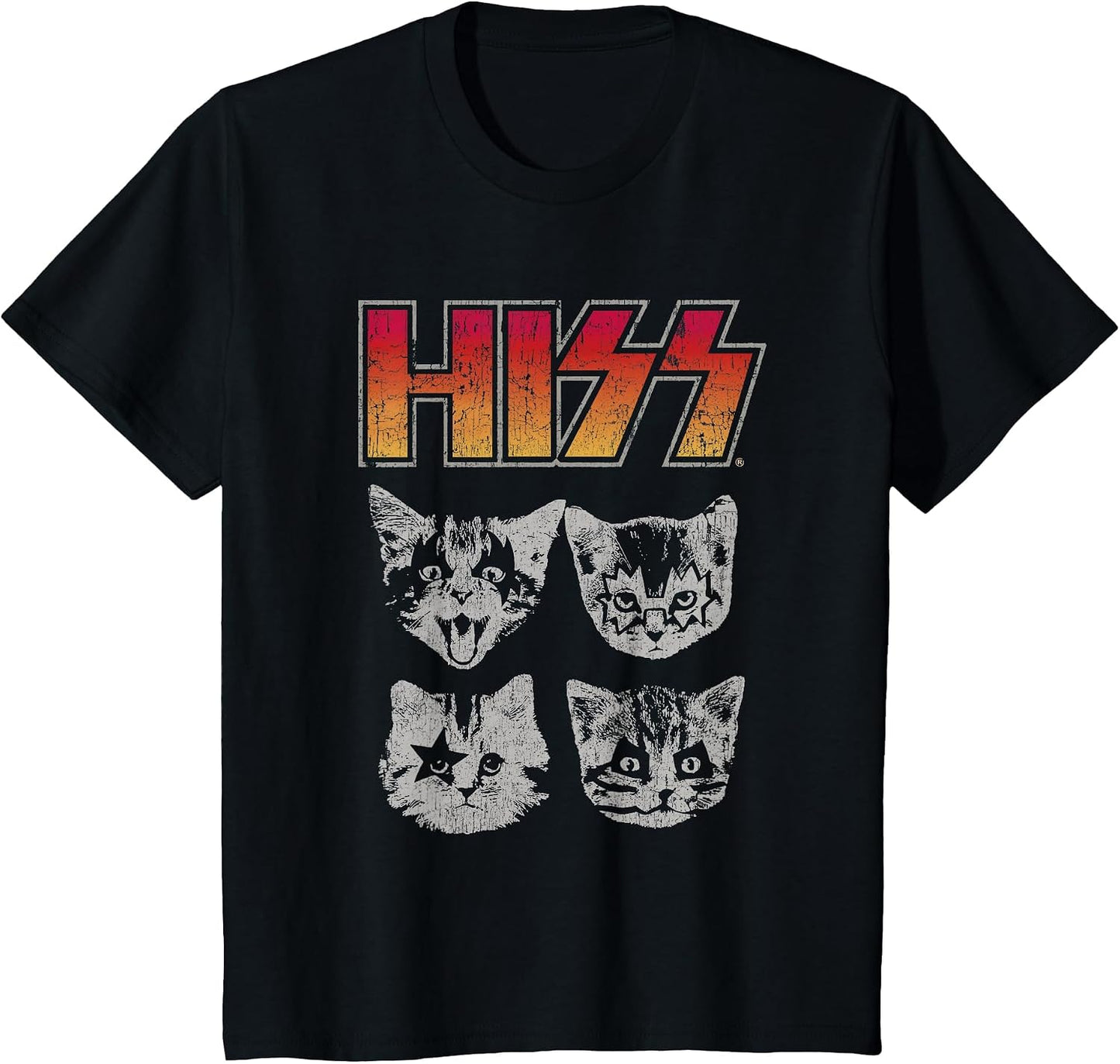 HISS Cat Funny Cats Kittens Rock Music Cat Lover Hiss