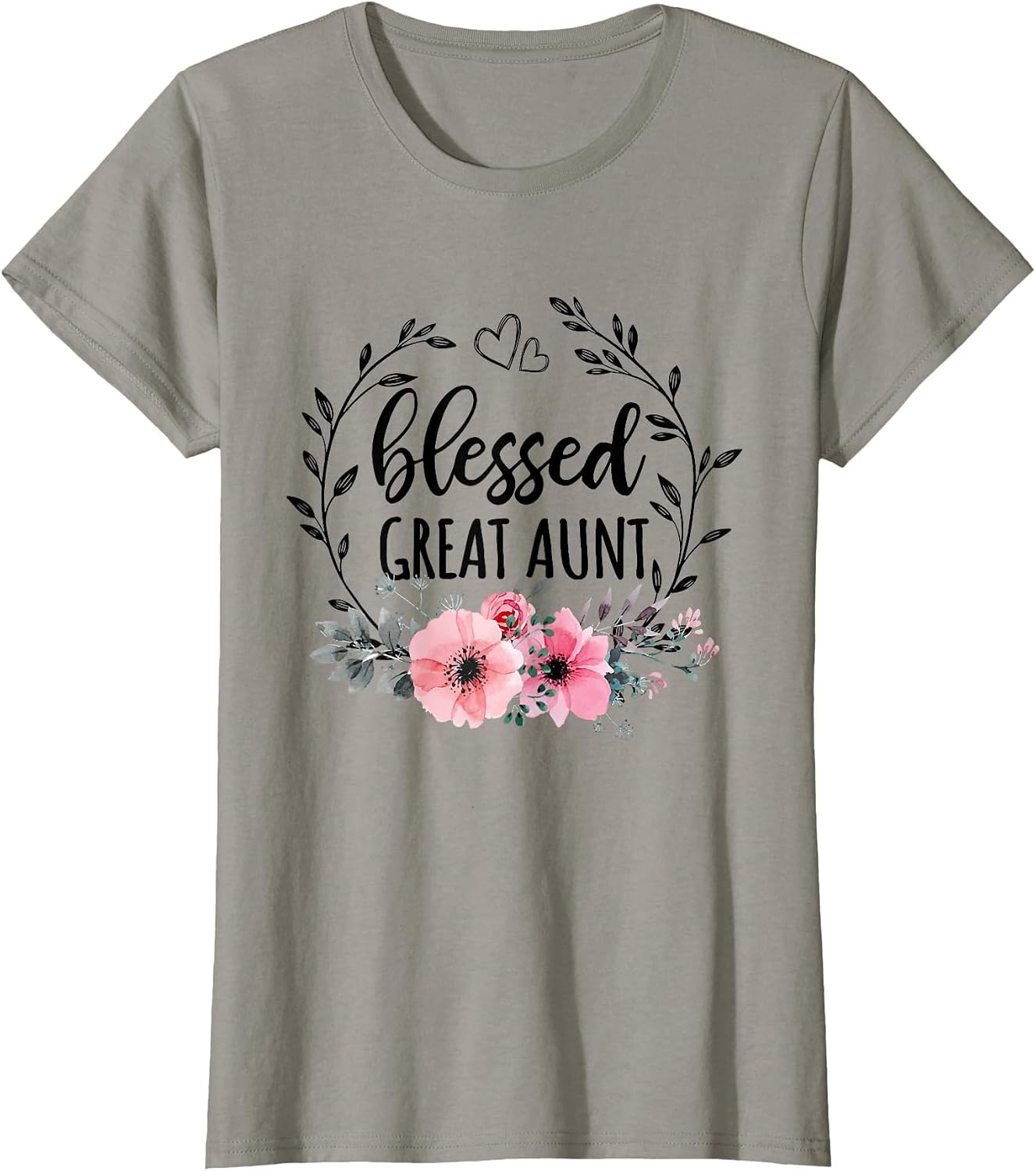Blessed Great Aunt Shirt Floral Decor Mothers Day