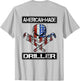American Made Driller Skull Wrenches American Flag Grunge