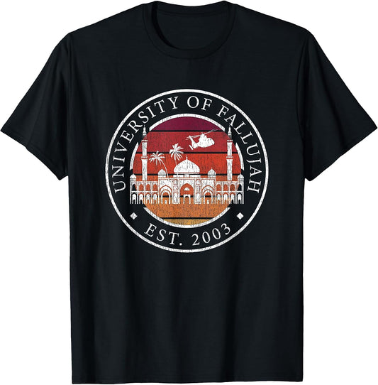 Funny University of Fallujah Military & Veteran Shirt
