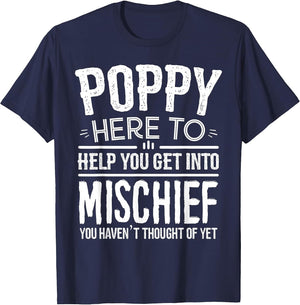 Poppy Shirt from Grandchildren Funny Grandfather Poppy