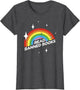 Read Banned Books Funny Sarcastic Rainbow Library School USA