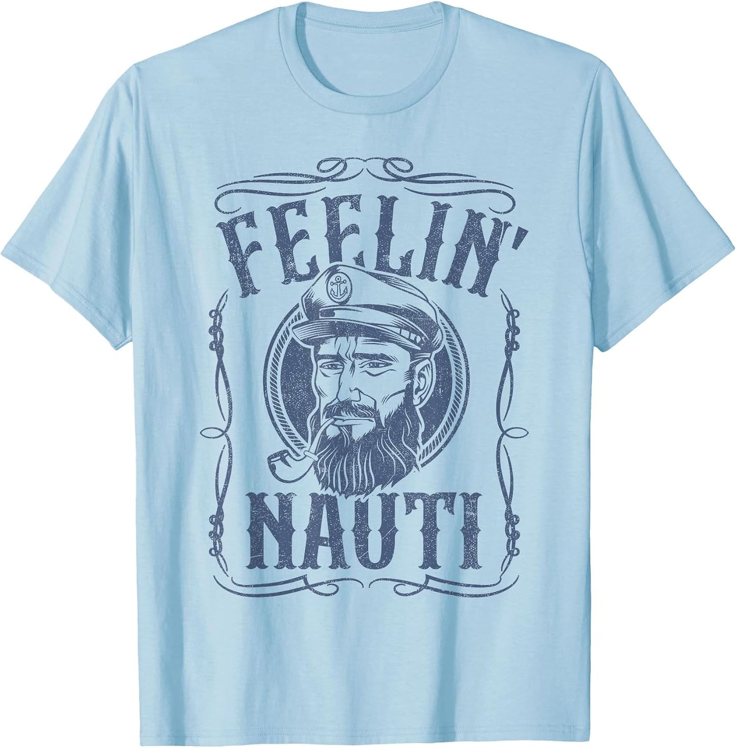 Funny Feelin Nauti Boat Captain Pontoon Sailing Sailor Gift