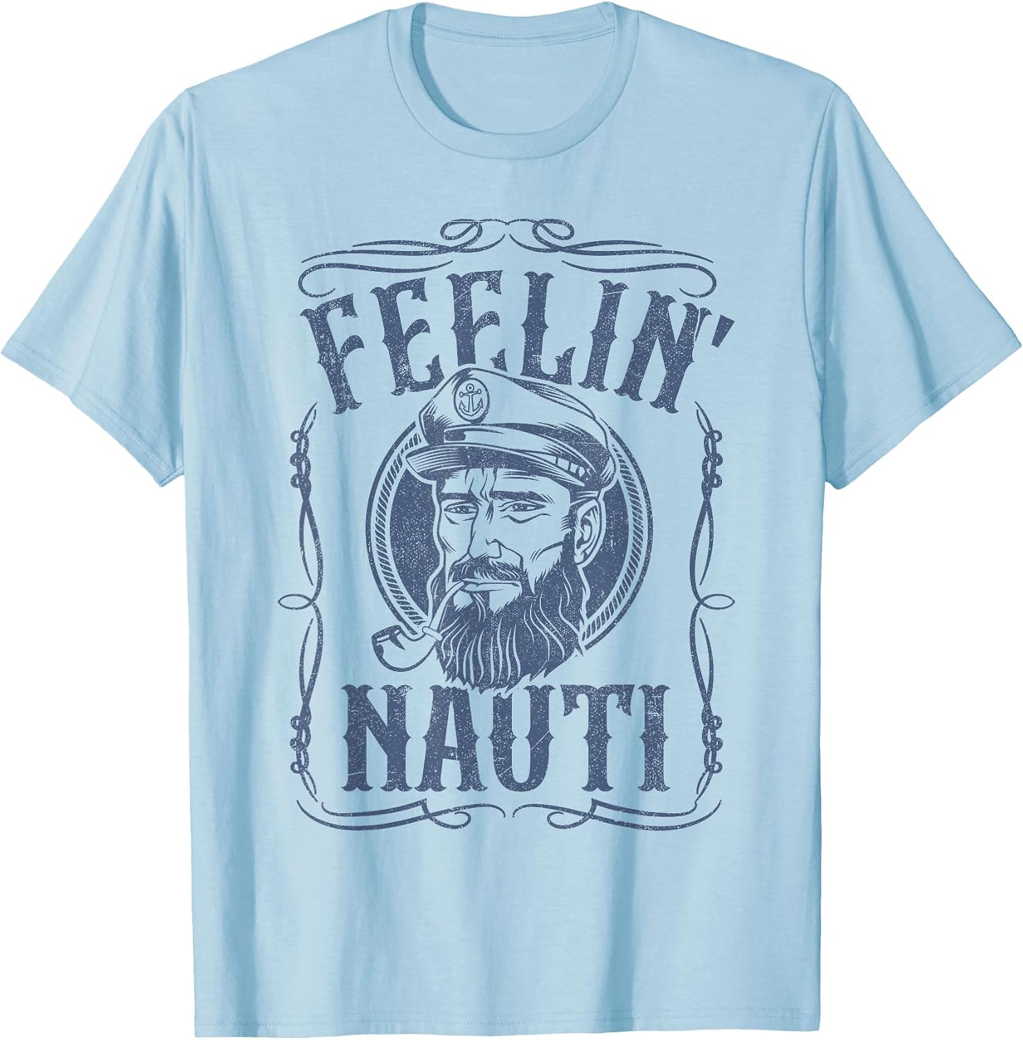 Funny Feelin Nauti Boat Captain Pontoon Sailing Sailor Gift