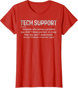 Tech Support Definition Funny IT Computer Nerd Fun