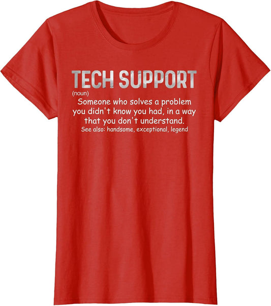 Tech Support Definition Funny IT Computer Nerd Fun