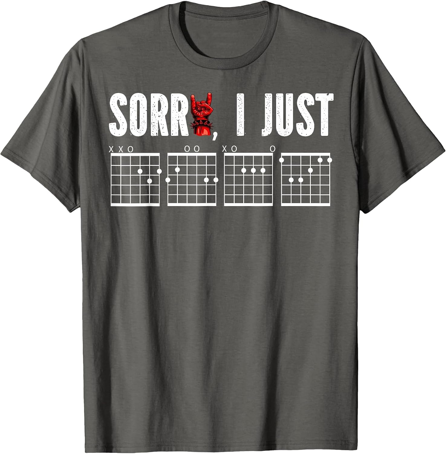 Sorry I Just DGAF Chords Hidden Message Funny Guitar Player