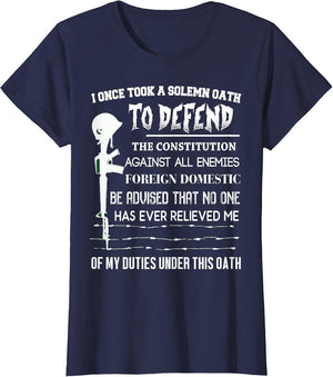 I Once Took A Solemn Oath to Defend The Constitution T Shirt
