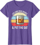 Stay Home Drink Whiskey and Pet The Cat Funny Whiskey Lover