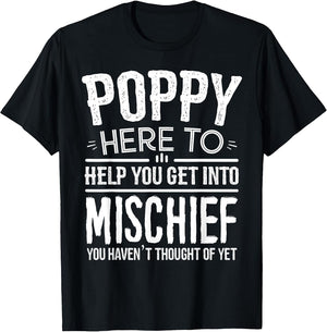 Poppy Shirt from Grandchildren Funny Grandfather Poppy