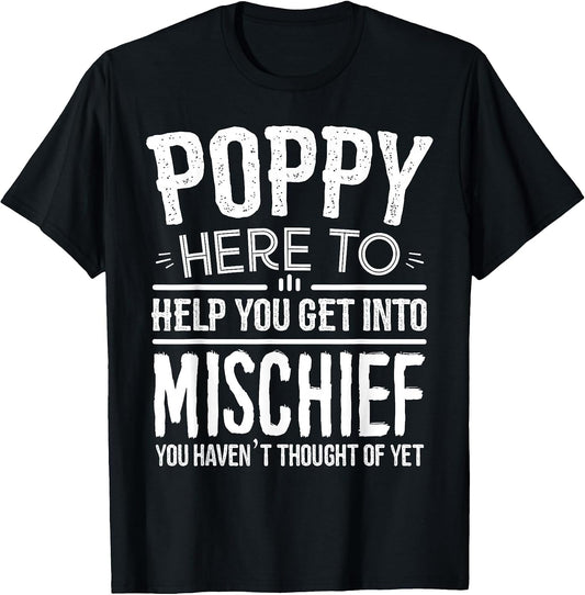 Poppy Shirt from Grandchildren Funny Grandfather Poppy