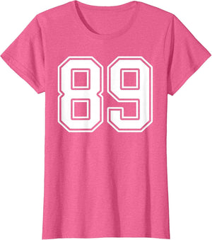 Number 89 Fan Player Jersey Style #89 Men Women Kids