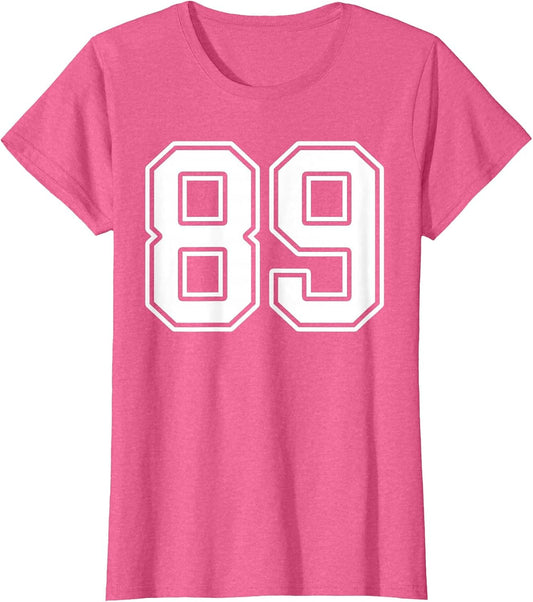 Number 89 Fan Player Jersey Style #89 Men Women Kids