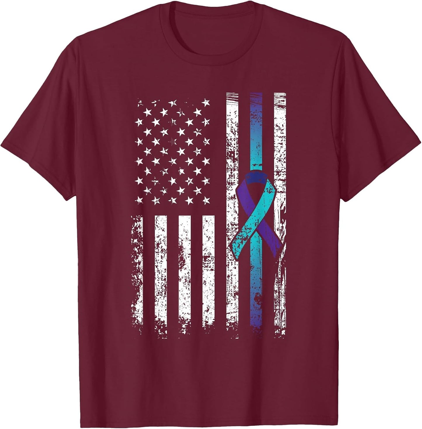 Suicide Depression American Flag Prevention Awareness