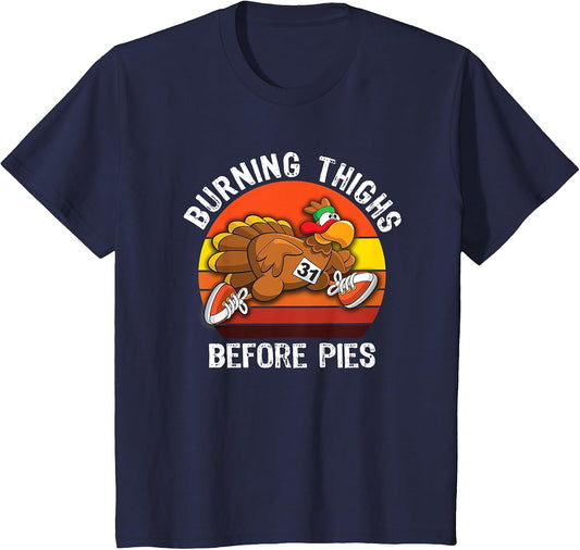Thanksgiving 5K Marathon Turkey Trot Running Burning Thighs