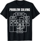 Nerd, Geek & Tech Humor - Experte - Geschenk Men's Problem Solving Chart - Flowchart Geek Nerd Funny Gift
