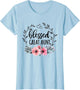 Blessed Great Aunt Shirt Floral Decor Mothers Day