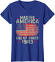 Funny Making America Great Since 1943 Design, 79th Birthday