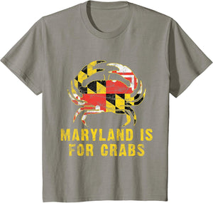 Maryland is for Crabs Vintage ML Flage Crab