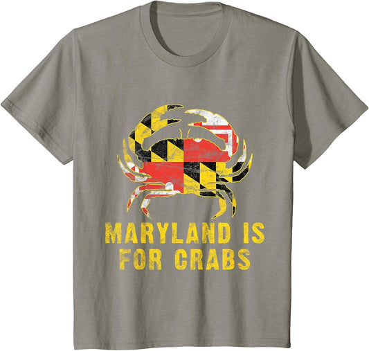 Maryland is for Crabs Vintage ML Flage Crab