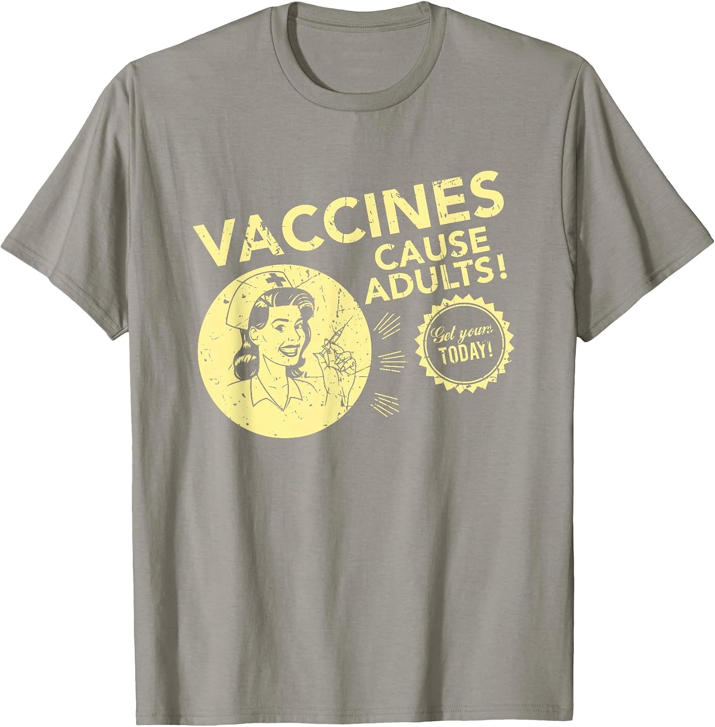 Funny Pro Vaccination T Shirt Vaccines Cause Adults Gift