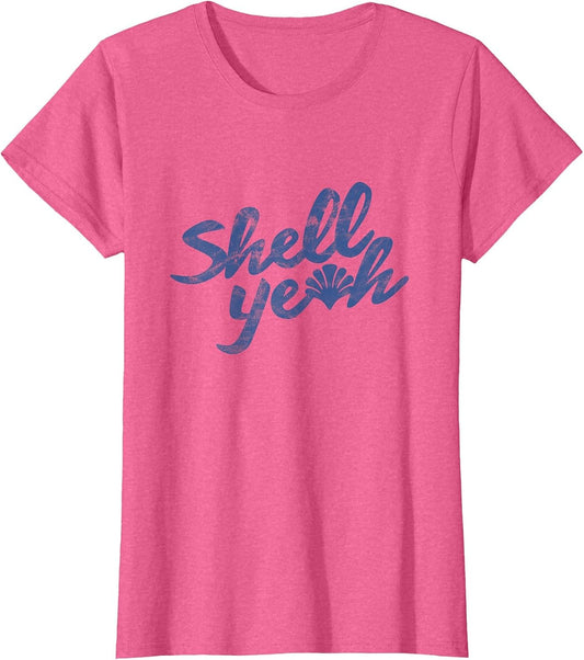 Shell Yeah Beach Vintage Texture