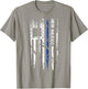New Mexico Cop Thin Blue Line Leo Police American Flag