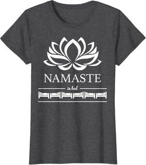 Yoga Namaste in Bed Funny Yogi Meditation