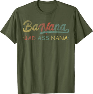 Retro Banana Badass Nana Granny Grandma Funny Mothers Day